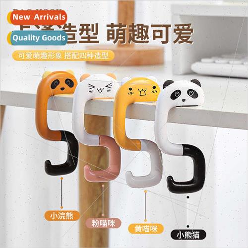 Hanging schoolbag hooks student desk desk free desktop table