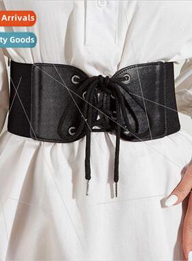 Europe tie rope belt female decorative coat dress sub belt w