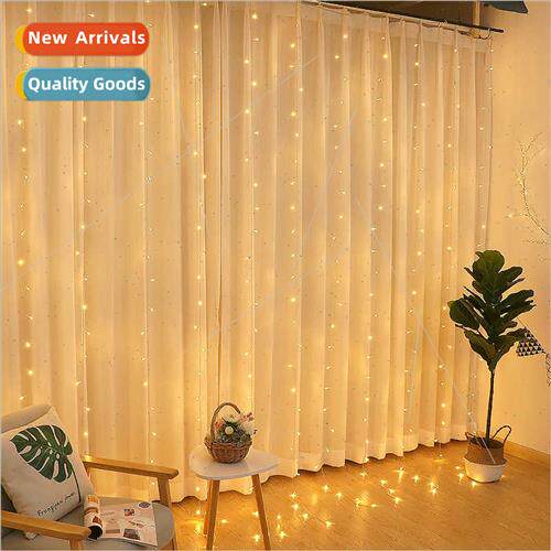 Copper wire curtain lights 3*3 meters 300 head decorative li