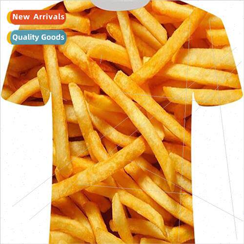 Crossover New Printed Beer 3D T-shirt Digal Printing Mens an