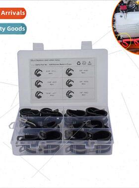 32pcs 6 sizes Rubber mat clamps Stainless 304 rubber strip c