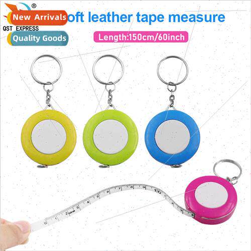 Candy Colour Round Tape Measure wh KeychainThree Circumferen