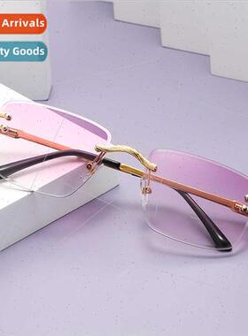 6043 fashion square cut edge spring foot sunglasses color ri