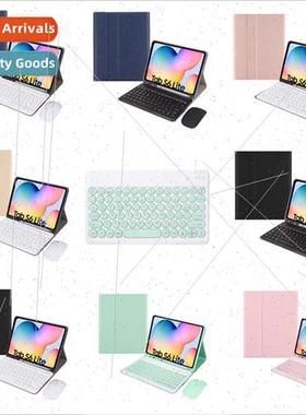 适用Samsung S6Lite Round Keycap Bluetooth Keyboard Pen Slot