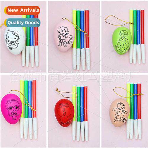 6cm colorful eggs plastic eggs Easter plastic eggs simulatio