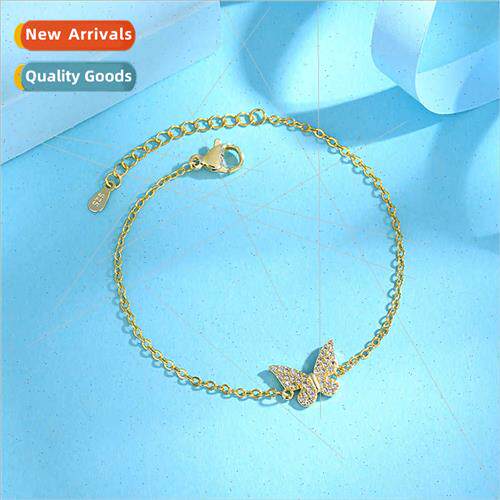 Korea diamond zirconia butterfly bracelet female girlfriends
