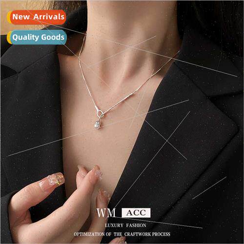 Baroque pearl necklace fashion simple versatile cold wind co