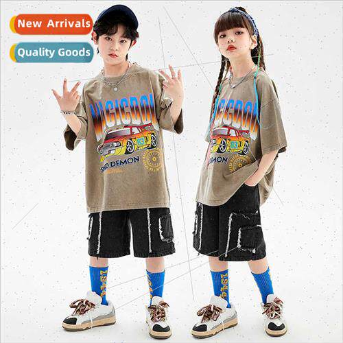 Set dance children tide clothing hip-hop children hiphop tid