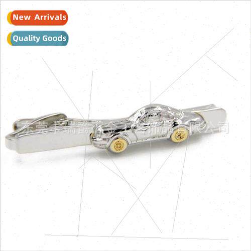 Funny two-color car shape men tie clip high-grade business t