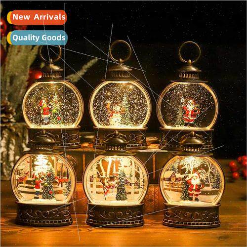 Christmas decorations luminous snowflake flat round small wi
