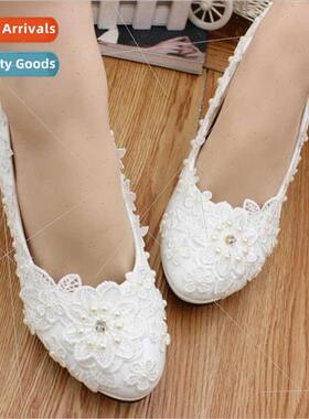Spring Summer New Wedding Bridal Dress Whe Wedding Shoes Hig