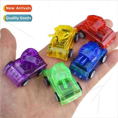Transparent Mini Candy Color Pullback Armored Vehicle Tank C