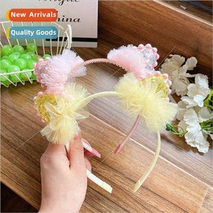 ears hair card girl ltle rabb cat bands children Cute