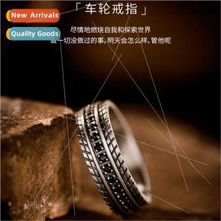 tire adj men retro stone tide ring ins opening New set wheel