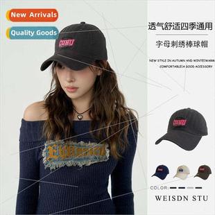 2023 men women baseball caps washed cotton American retro cl