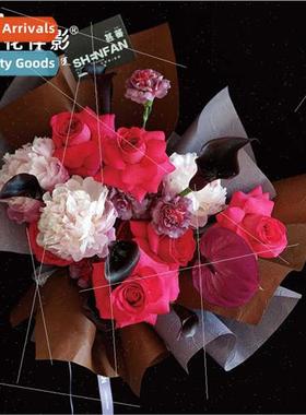 Fenghua three lives have apricot waterproof kapok paper bouq