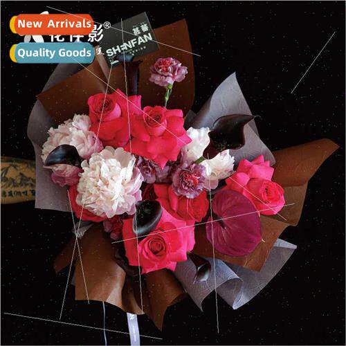 Fenghua three lives have apricot waterproof kapok paper bouq