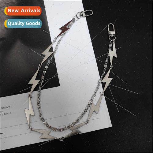 Punk alloy waist chain ins chain belt Europe bungee metal wa