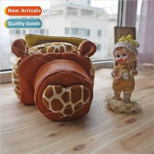 Giraffe Buckle DSLR Camera Digal Cute Bags Plum