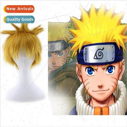 Anime cosplay Lemon yellow Okinawa styling head Naruto cos w