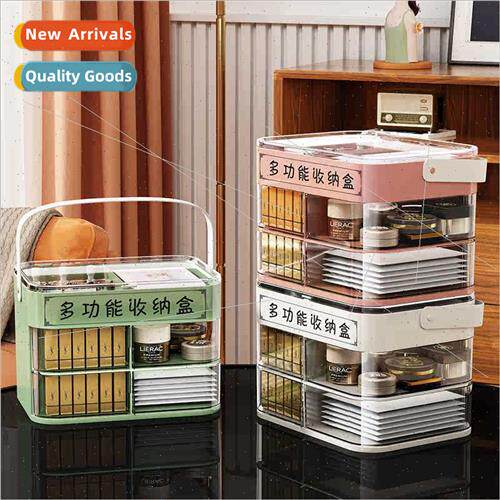 Cosmetic Organizer Desktop Dresser Skin Care Product Shelf p