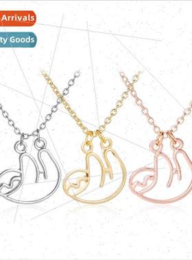 jewelry fashion fresh sweet ltle sloth ladies necklace