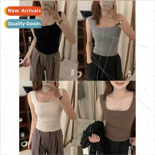 5191 Cashmere lk Seamless Fixed Cups Vest Women Autumn Winte