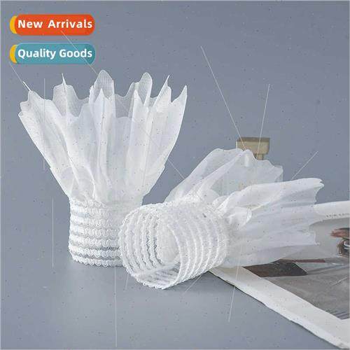 Sleeve Protector Soft Yarn Leaf Lace Cuff Peplum Shirt Sleev