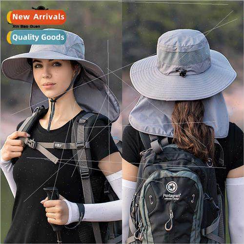 9218 summer large-brimmed shawl fisherman hat men outdoor mo