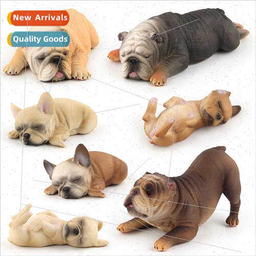 mulation French bulldog animal model Adorable Sleepy dog lyi