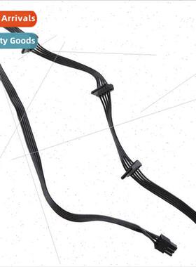Power Module Cable 适用Corsair 6PIN to SATAX4 Elbow Black Fl