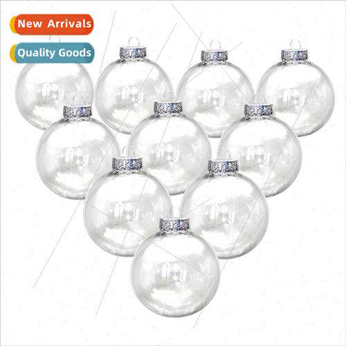 PET plastic ball hollow transparent Christmas ball creative