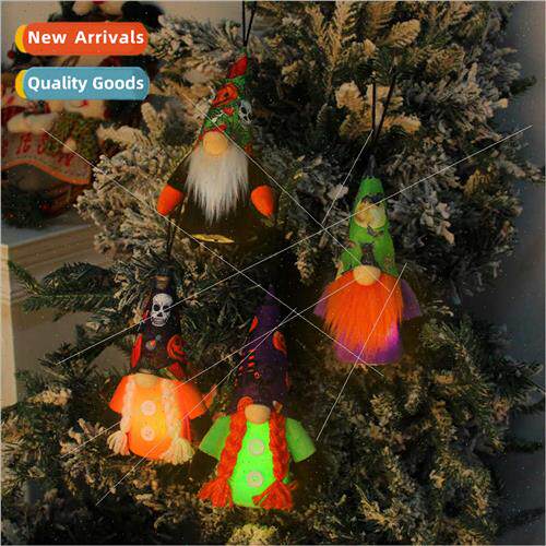 Halloween cute gnome doll shopping mall hanging decorations