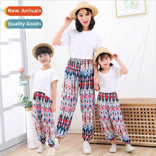 Sheep silk children anti-mosquo pants fashion beach pants su