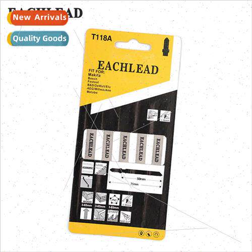 T118A-76 High Speed Steel Curved Saw Blade PVC Aluminum Stai