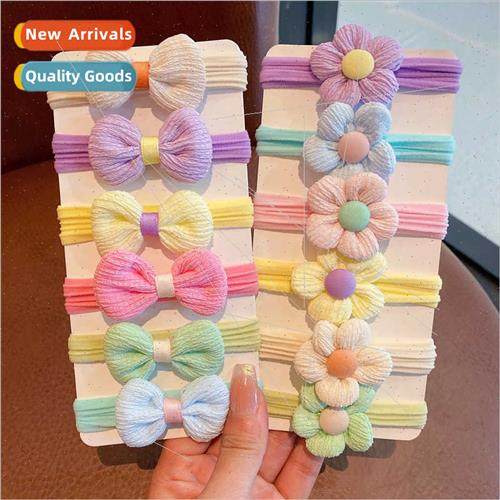 Girls headband children leather band does not hurt hair elas