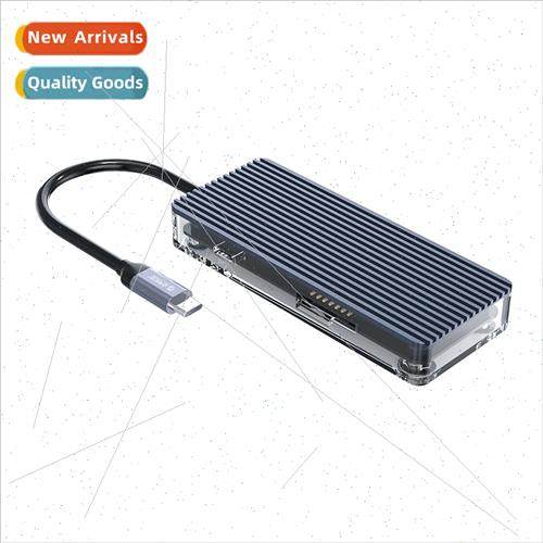 WB-7PType-C 7-in-1 Transparent Docking  thunderbolt hub expa