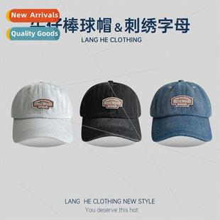 cap men women Alphabet Korean baseball couples casua cowboy