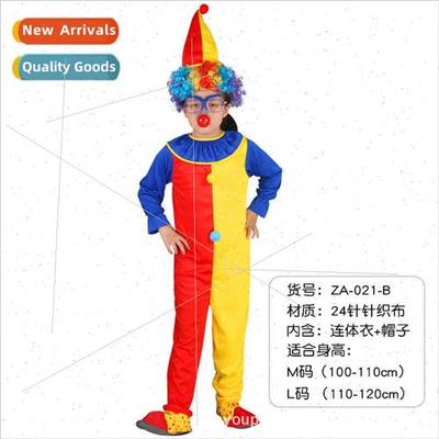 Children Clown Costume Boys Girls Cosplay Costume Clothes Ma