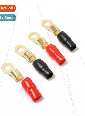 Car Audio Modification Round Brass Terminal Block 4GA Set