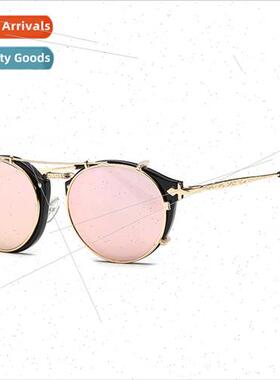 b1813 new fashion retro dual-use sets glasses flat mirror me