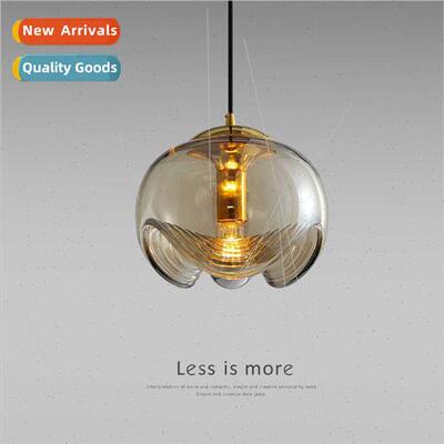 Antique Bauhaus glass chandelier modern minimalist bedside d