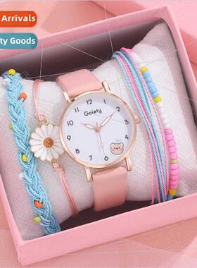 Gaiety new student watch candy color cartoon bear fashion wo