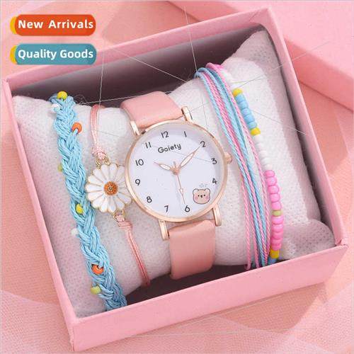 Gaiety new student watch candy color cartoon bear fashion wo