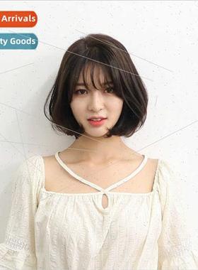 Wig female short o head Korean shoulder collarbone hair repa