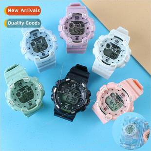electronic fema Candy childrens male and teenage color watch