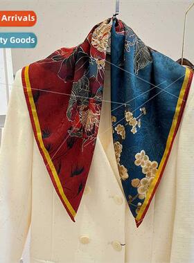70 square scarf silk scarf women spring fall four seasons un