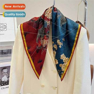 70 square scarf silk scarf women spring fall four seasons un