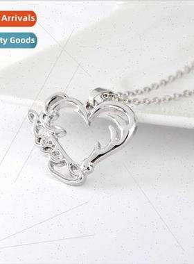 Jewellery Europe fashion new openwork heart pendant necklace