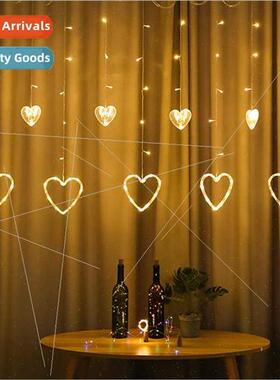 New LED lights string love curtain lights confession proposa